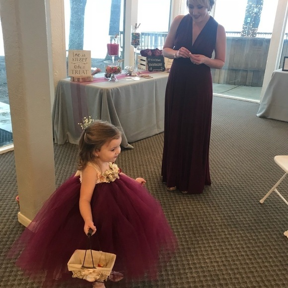 Custom Made Tulle, Macrame, Lace & Floral Party Dress - Picture 5 of 13